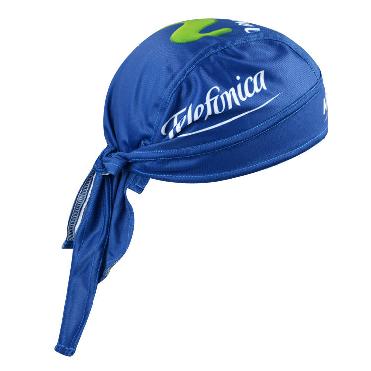 2015 Movistar Bandana Ciclismo Bianco